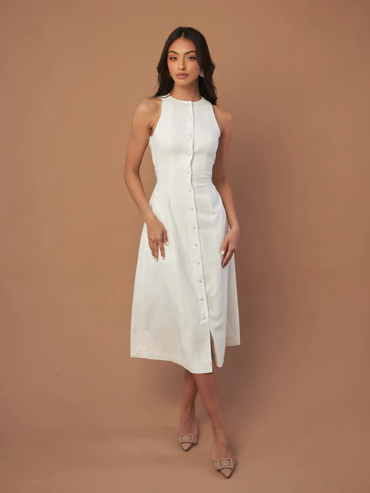 Farmwife Linen Dress